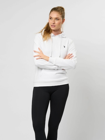 U.S. POLO ASSN. Sweatshirt 'Aba' in Wit: voorkant