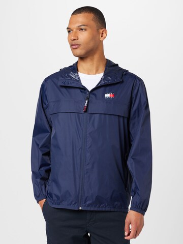 Tommy Jeans Between-season jacket 'CHICAGO' in Blue: front