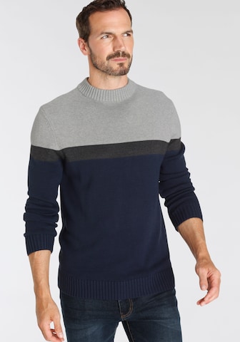 Man's World Sweater in Blue: front