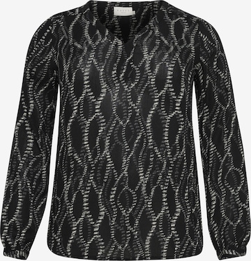 Camicia da donna 'KC Ami' di KAFFE CURVE in nero: frontale