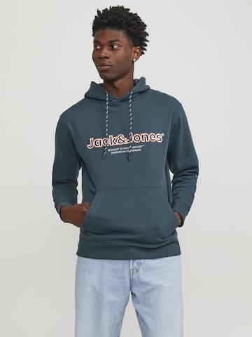 JACK & JONESSweater majica 'Lakewood' - zelena boja: prednji dio
