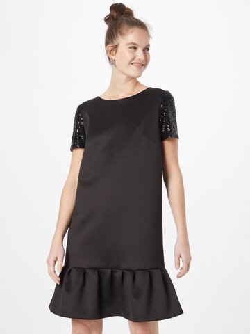 SWING Cocktail Dress in Black: front