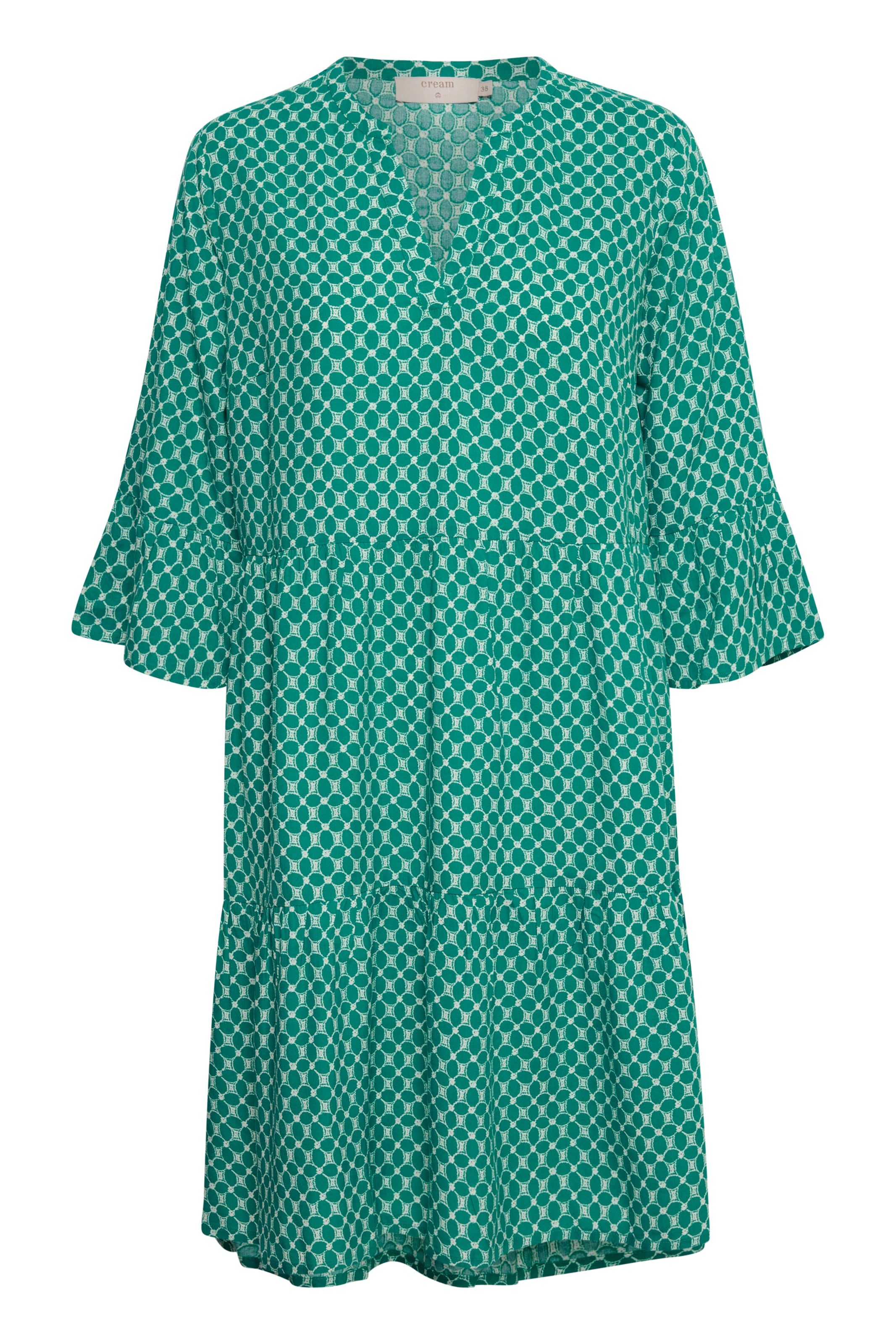 Cream Šaty 'Imla' - Zelená: predná strana