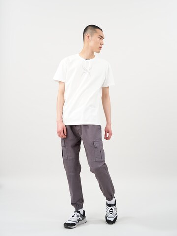 Tapered Pantaloni cargo 'Ronin' di Cørbo Hiro in grigio