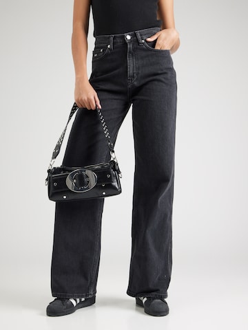 Wide Leg Jean 'CLAIRE' Tommy Jeans en noir : devant