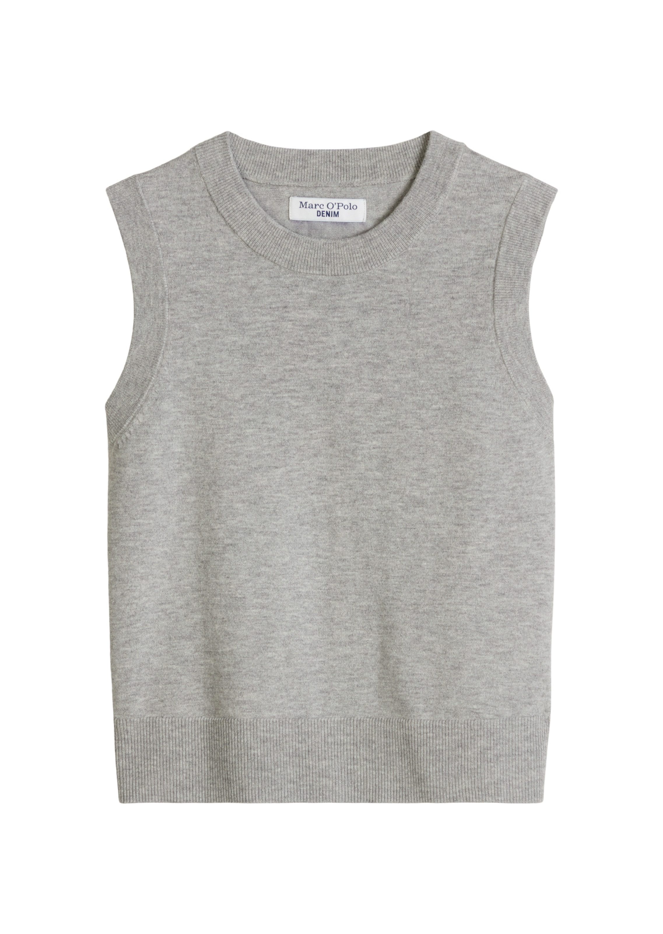 Marc O'Polo DENIM Pullunder in Grau: Vorderseite
