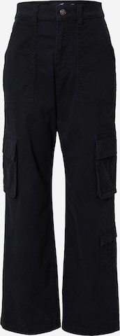 HOLLISTER - Pantalón cargo en negro: frente