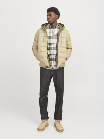 JACK & JONES Regular fit Button Up Shirt in Green