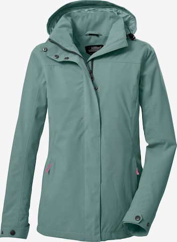 KILLTEC Outdoor Jacket 'Kos 92' in Green: front