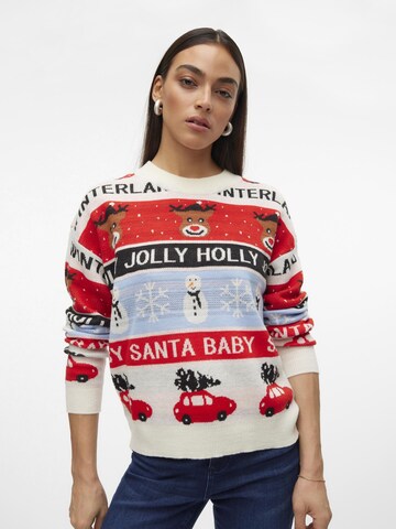 VERO MODA Pullover i hvid