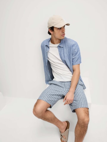 Marks & Spencer Regular Pants in Blue