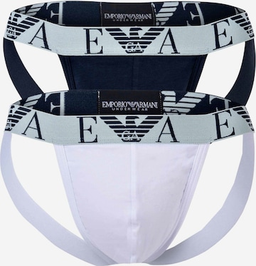 Slip Emporio Armani en bleu : devant