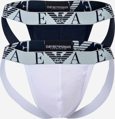 Emporio Armani Slip en marine / menthe / blanc, Vue avec produit