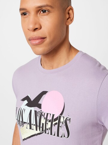 T-Shirt HOLLISTER en violet