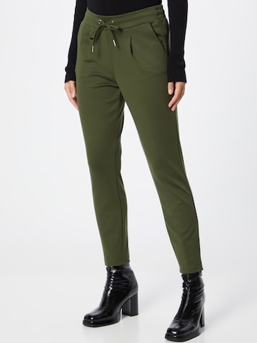 b.young Pleat-Front Pants 'Rizetta' in Green: front