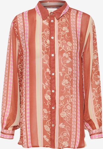 Cream Bluse 'Linea' in Braun: Vorderseite