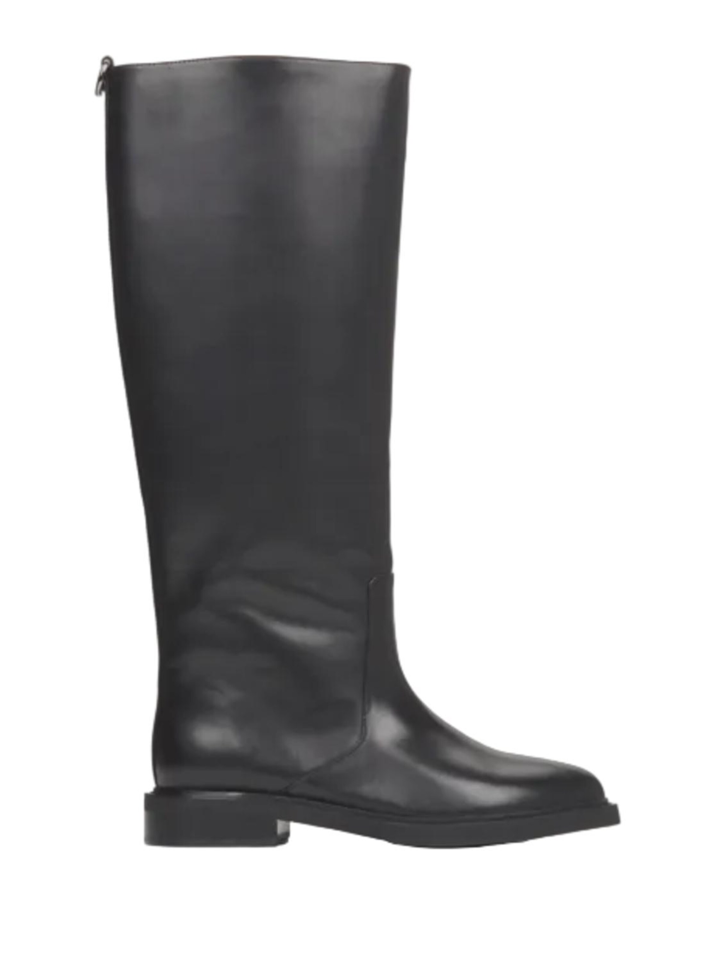 Estro Overknees '6411-1615'‌‌‌‌‌ in Schwarz: Vorderseite