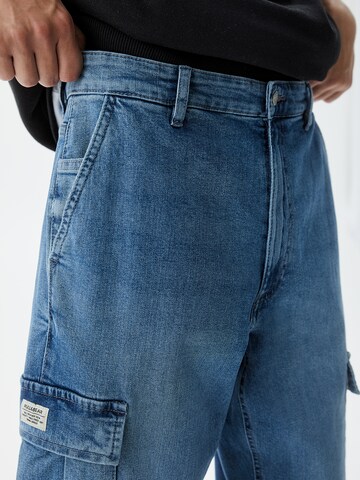 regular Jeans cargo di Pull&Bear in blu