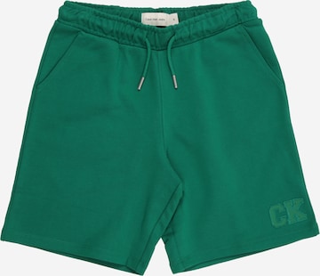 Calvin Klein Jeans Regular Housut värissä vihreä: etupuoli