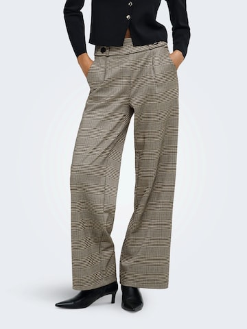 Wide Leg Pantalon à pince 'JDYGEGGO MIA' JDY en beige : devant