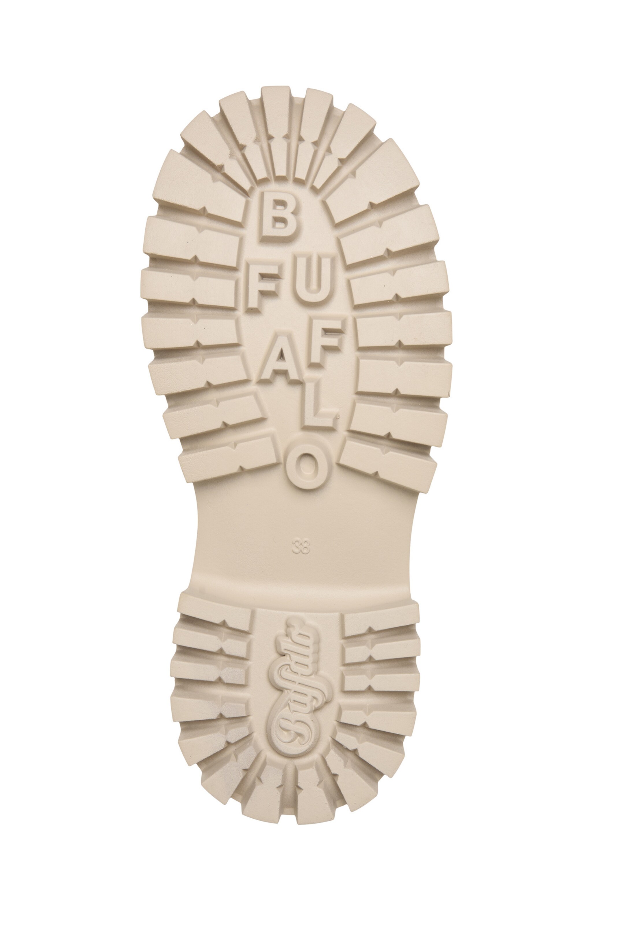 BUFFALO Schnürstiefelette 'ZANOS' in Beige