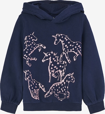 Sweat-shirt s.Oliver en bleu : devant