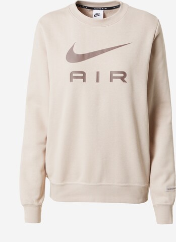 Nike Sportswear Sweatshirt i beige: framsida