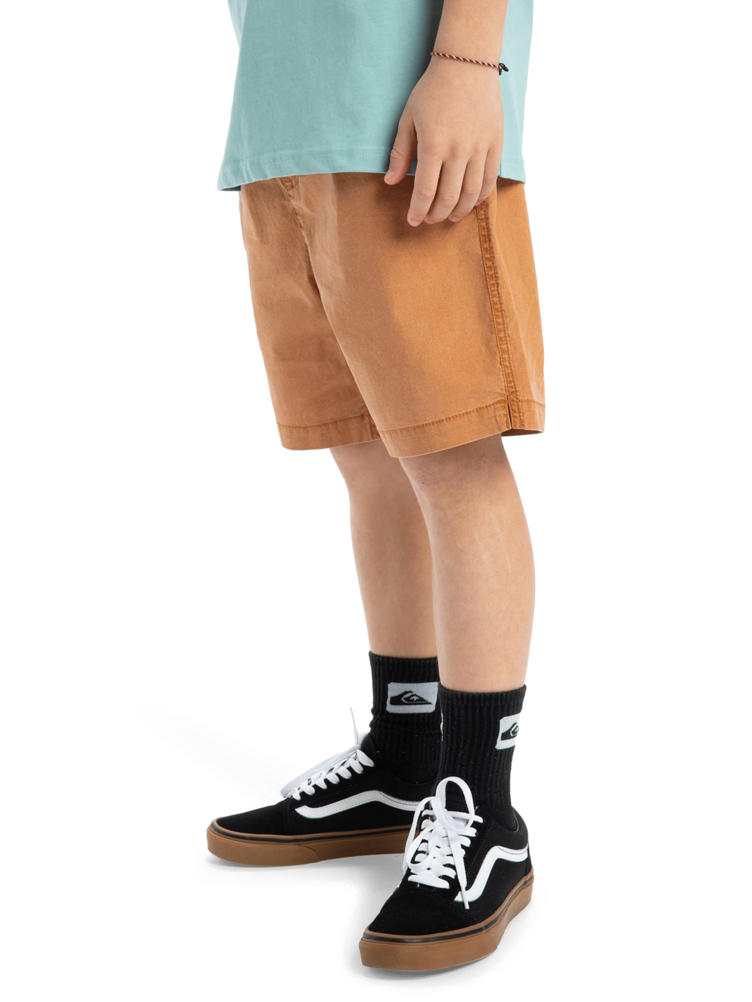 QUIKSILVER Regular Shorts 'Taxer Youth 15' in Braun
