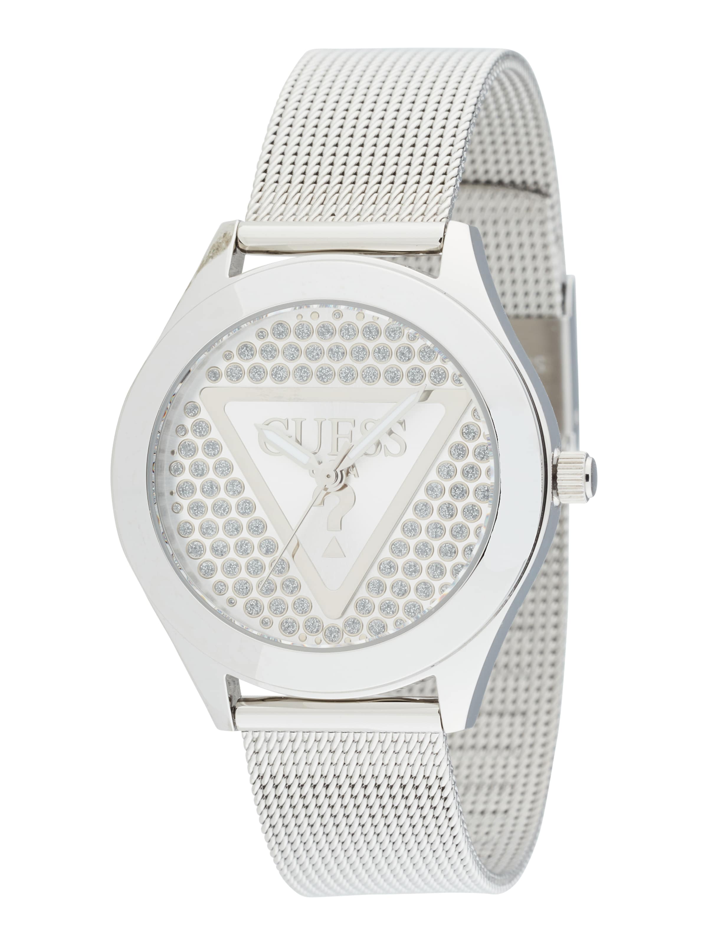GUESS Analoog horloge in Zilver: voorkant