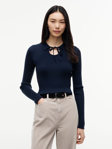 Tommy Jeans Πουλόβερ σε μπλε: μπροστά