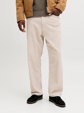 JACK & JONES regular Bukser i beige: forside