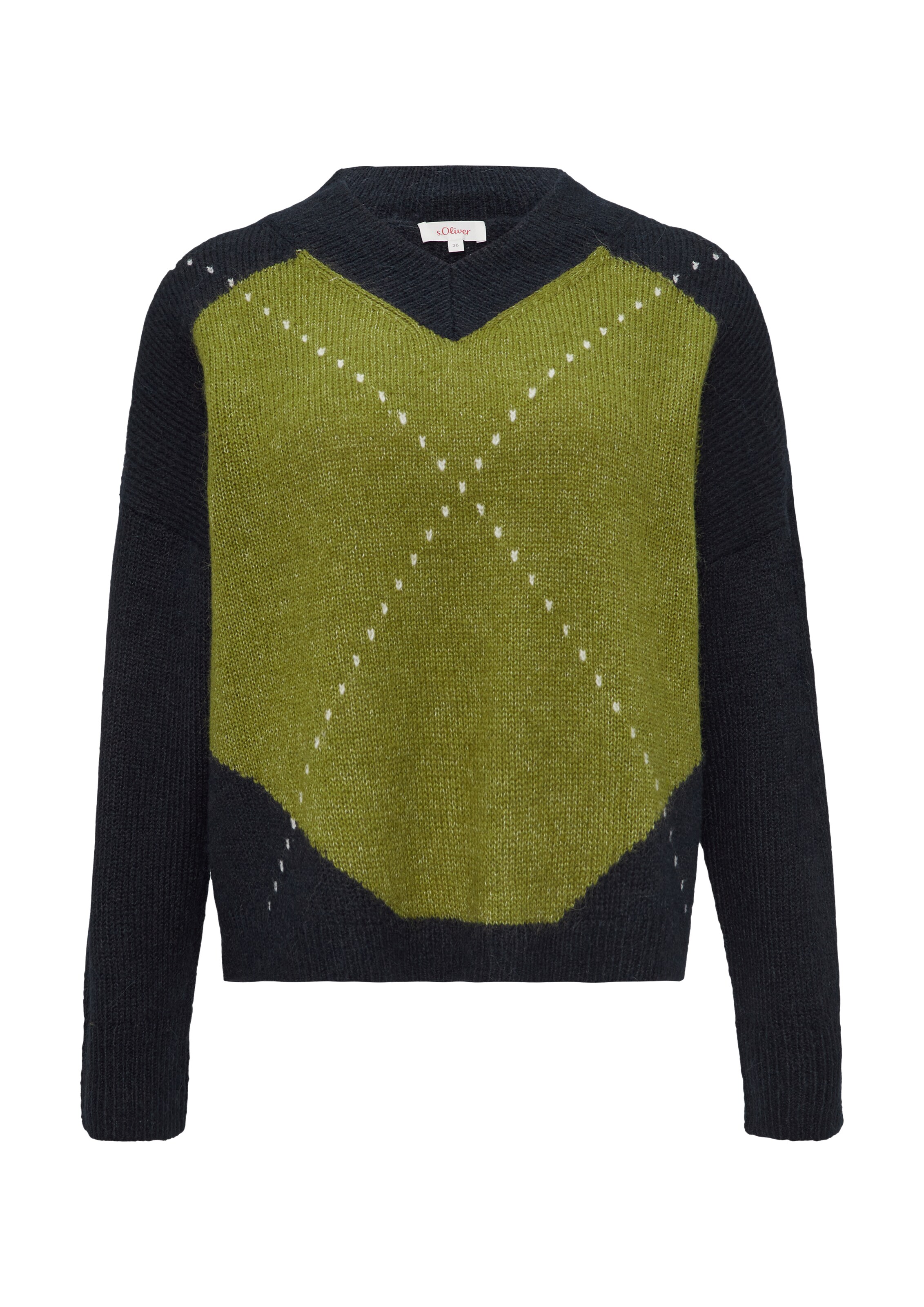 Pull-over s.Oliver en vert : devant