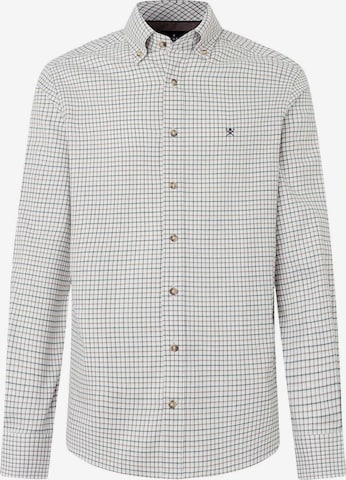 Hackett London Regular fit Button Up Shirt in Green: front
