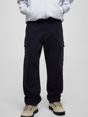 Pull&Bear Loose fit Cargo Pants in Blue