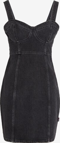 Tommy Jeans Kleid in Schwarz: predná strana