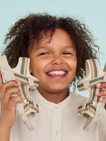 BISGAARD Odprti čevlji 'Nico' | zelena barva