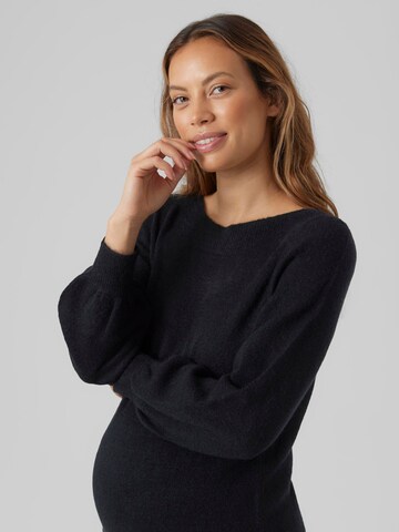 Vero Moda Maternity Knit dress 'VMMLefile' in Black
