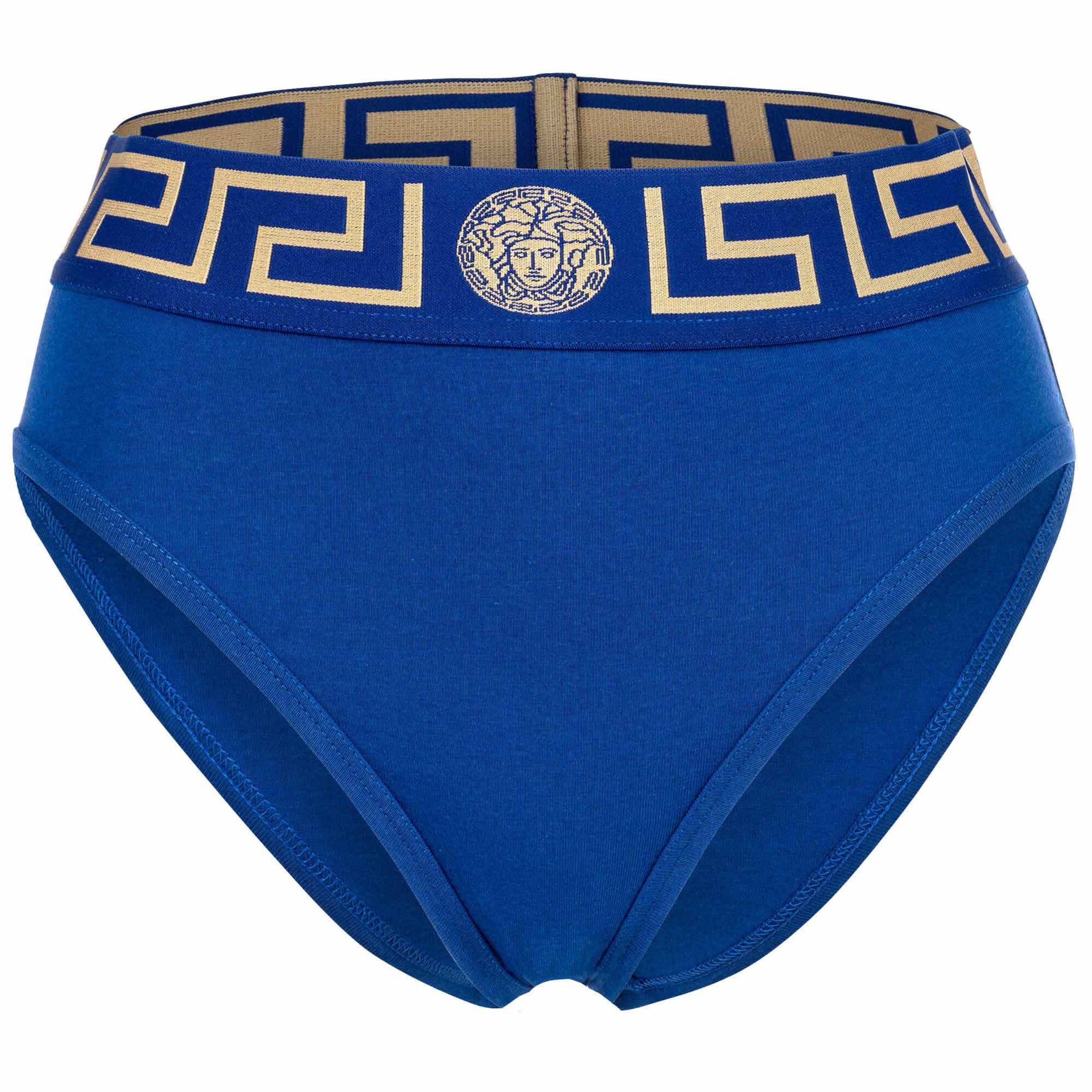 VERSACE Slip - kék: elől