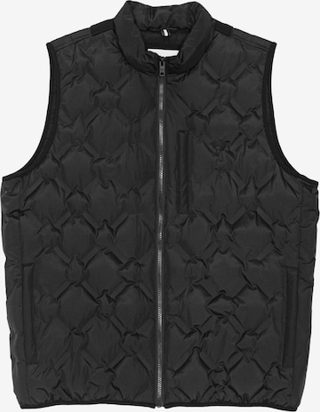 Fat Moose Steppweste 'Wind' in Schwarz: Vorderseite