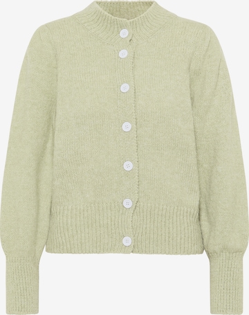 MYMO Knit Cardigan in Green: front