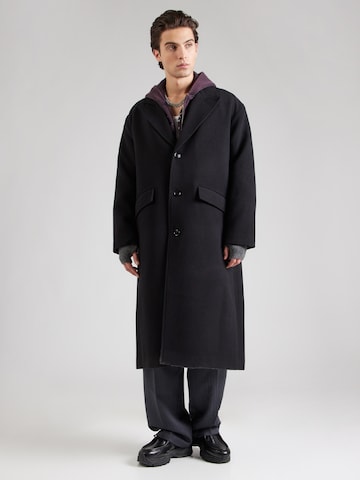 WEEKDAY Демисезонное пальто в Черный: спереди