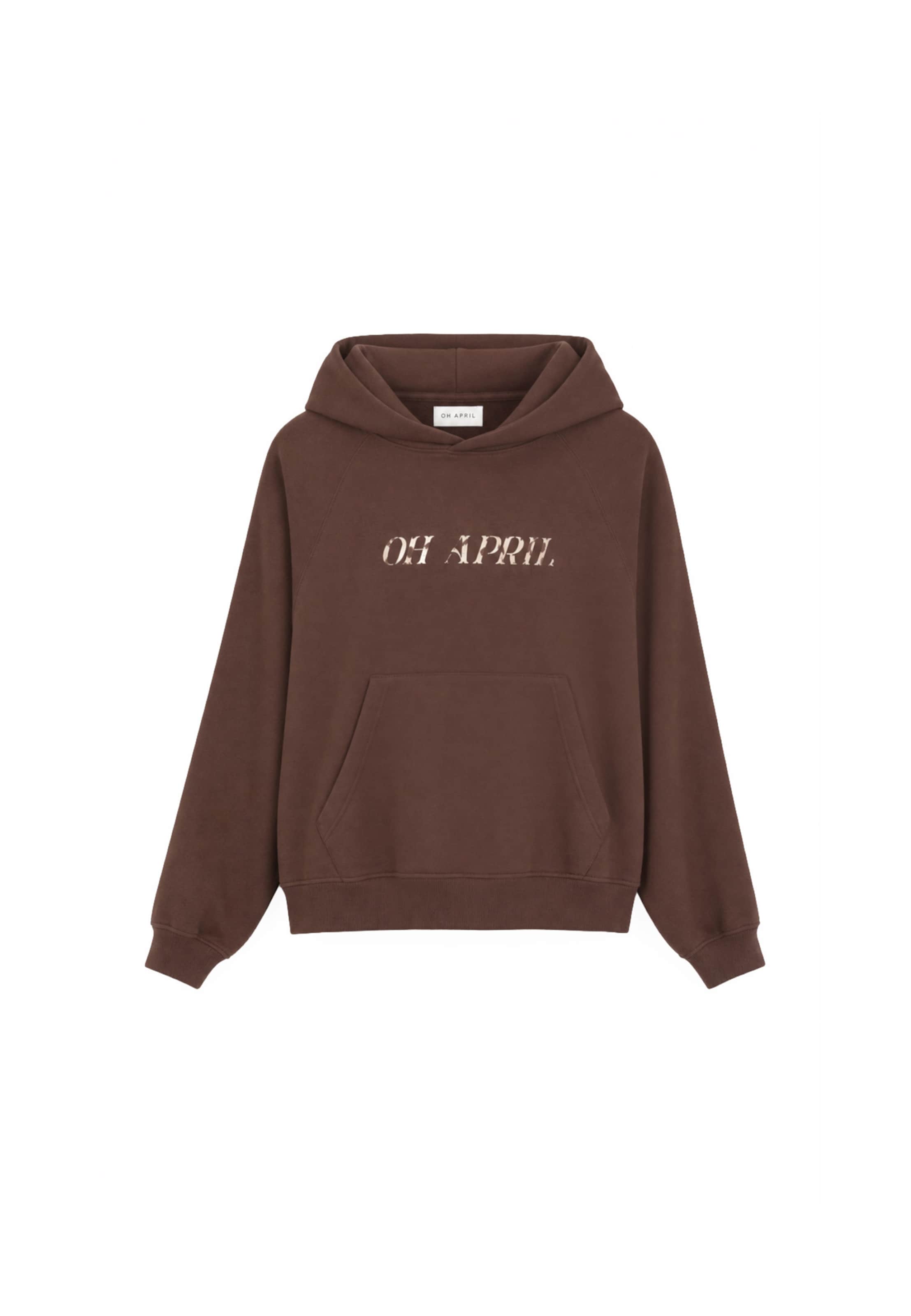 Felpa di OH APRIL in marrone: frontale