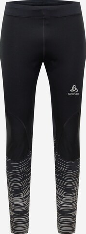 ODLO - Skinny Calças de desporto 'Zeroweight' em preto: frente