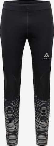 ODLO Skinny Sporthose 'Zeroweight' in Schwarz: predná strana