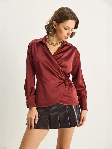 Chemisier Bianco Lucci en rouge