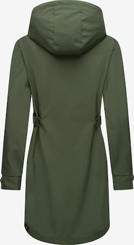 Ragwear Toiminnallinen pitkä takki 'Tinsley' värissä vihreä