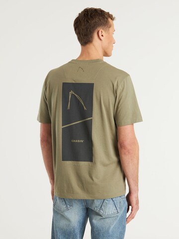 CHASIN' Shirt 'Trez' in Green: front