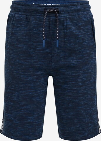 WE Fashion Slim fit Pants in Blue: front