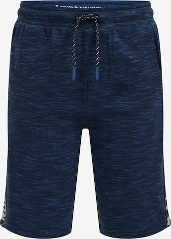 Coupe slim Pantalon WE Fashion en bleu : devant