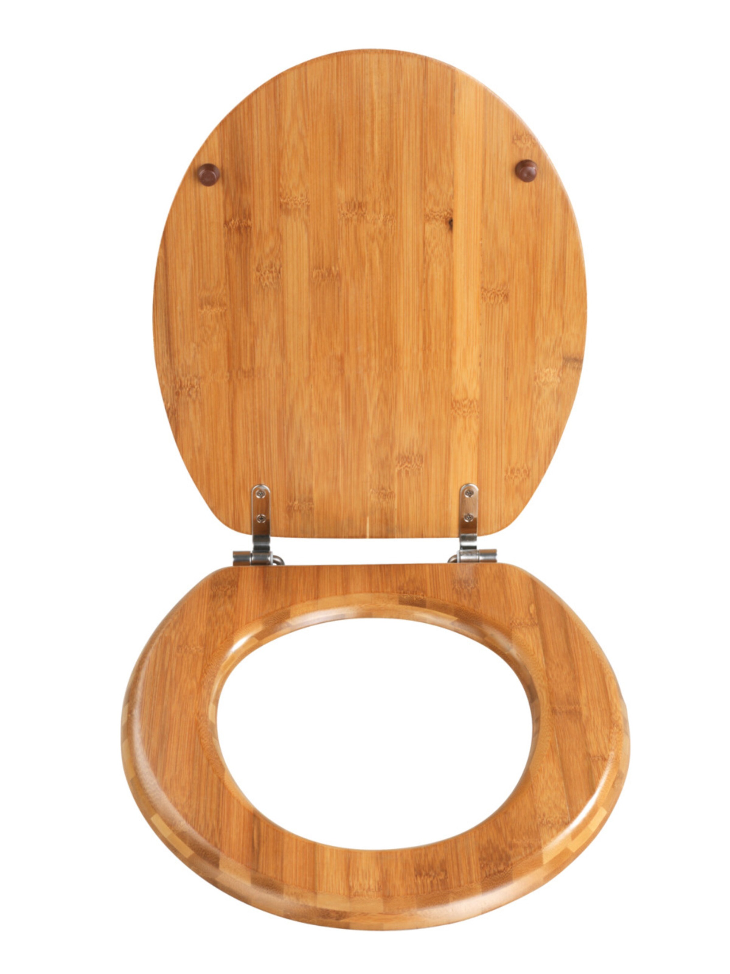Wenko WC-Sitz 'Bambus' in Braun